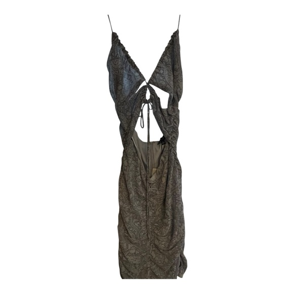 Cotton Candy Dresses & Skirts - Cotton Candy Silver Ruched Slip Dress